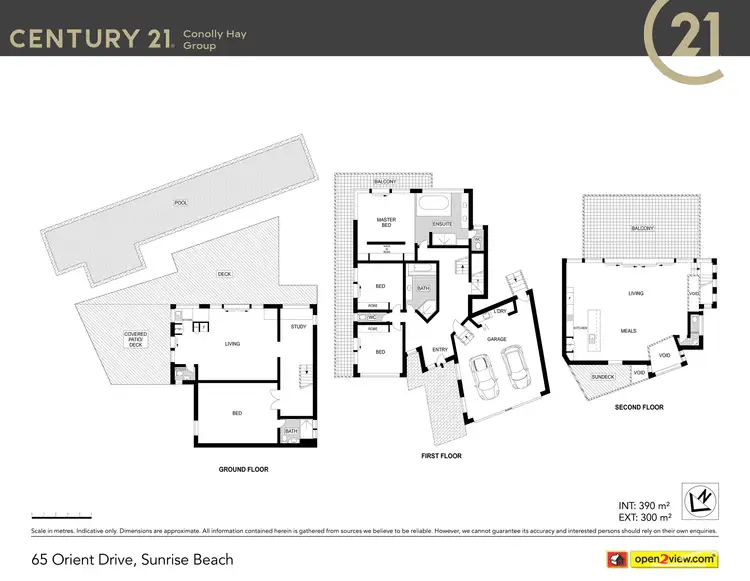 Floorplan of Homely house listing, 65 Orient Drive, Sunrise Beach QLD 4567