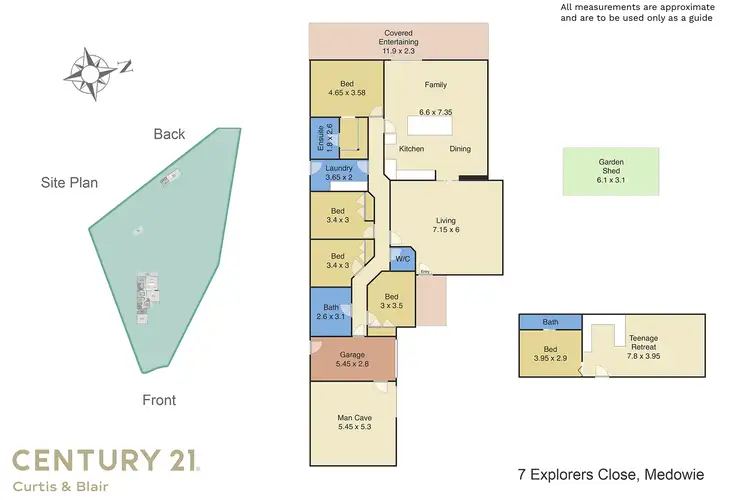 Floorplan of Homely house listing, 7 Explorers Close, Medowie NSW 2318