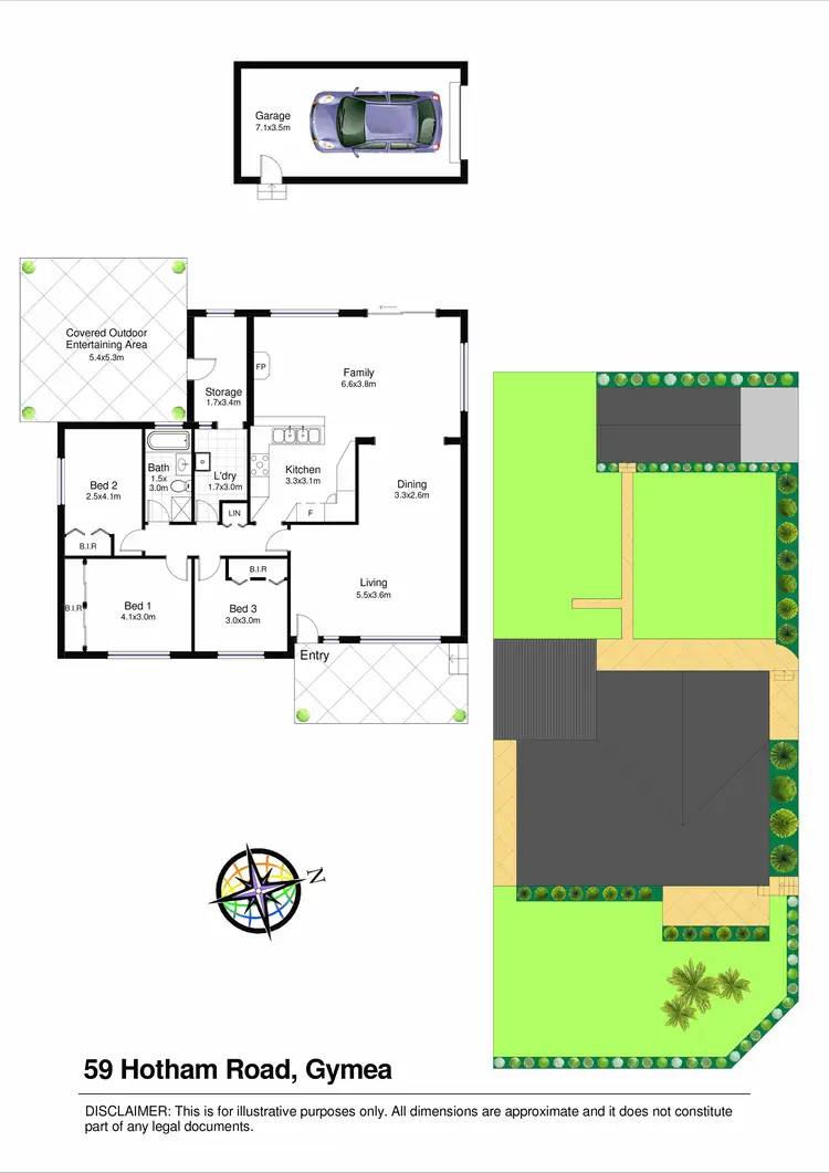 Floorplan of Homely house listing, 59 Hotham Road, Gymea NSW 2227