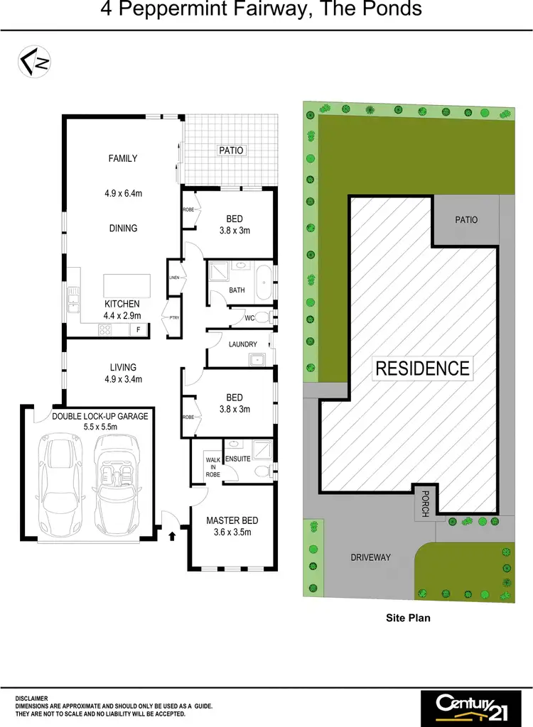 Floorplan of Homely house listing, 4 Peppermint Fairway, The Ponds NSW 2769