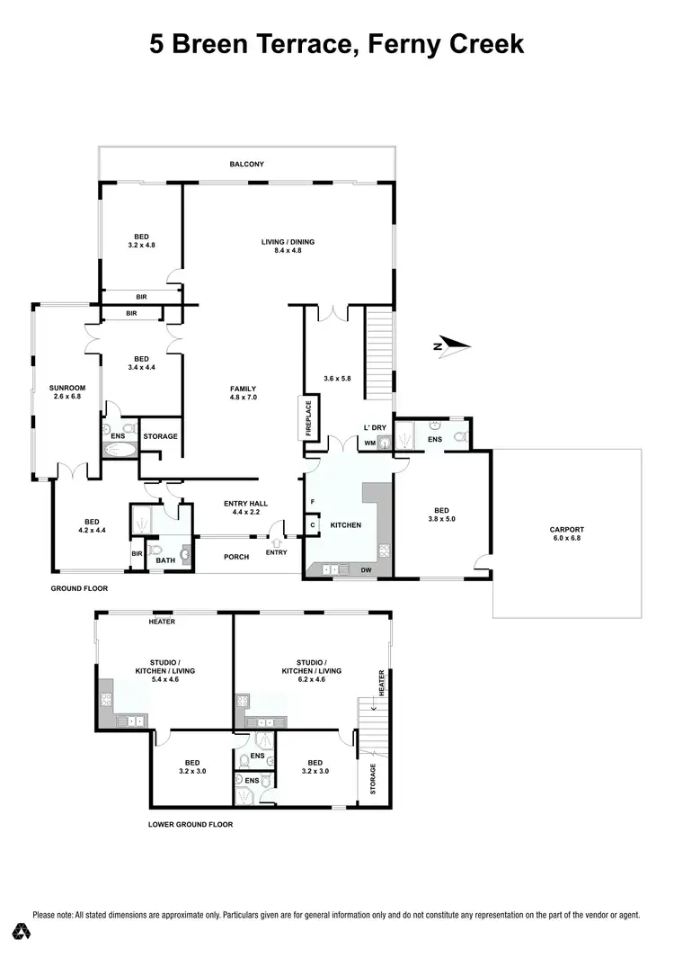Floorplan of Homely house listing, 5 BREEN TERRACE, Ferny Creek VIC 3786