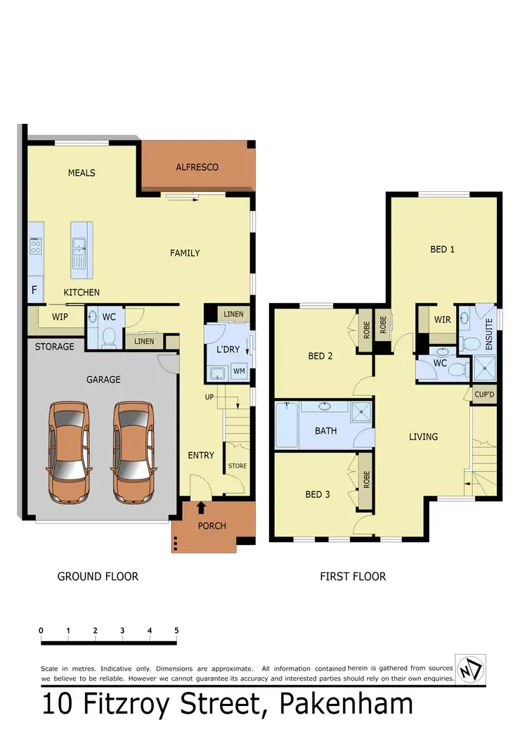 Floorplan of Homely house listing, 10 Fitzroy Street, Pakenham VIC 3810