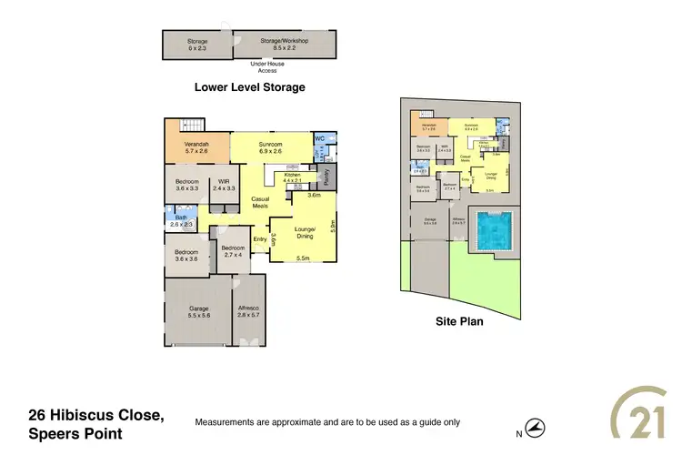 Floorplan of Homely house listing, 26 Hibiscus Close, Speers Point NSW 2284