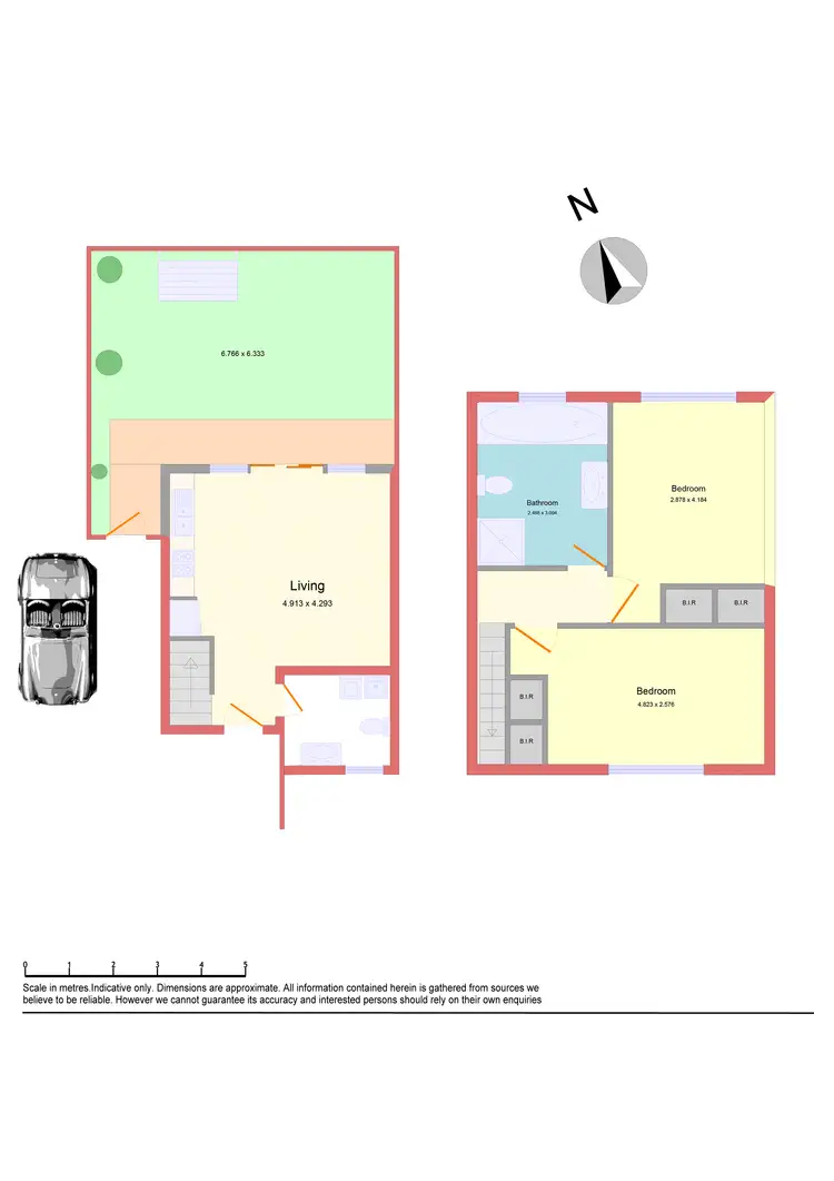 Floorplan of Homely townhouse listing, 6/85-87 View Street, Glenroy VIC 3046