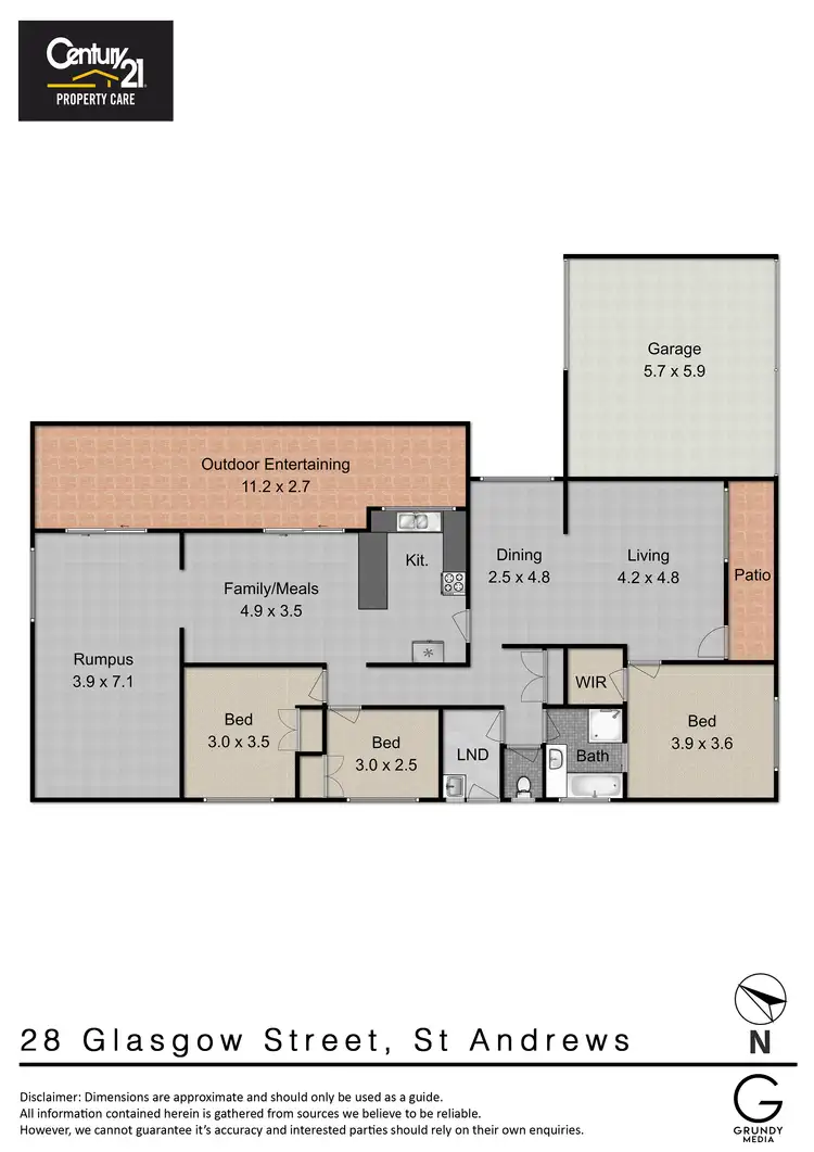 Floorplan of Homely house listing, 28 Glasgow St, St Andrews NSW 2566