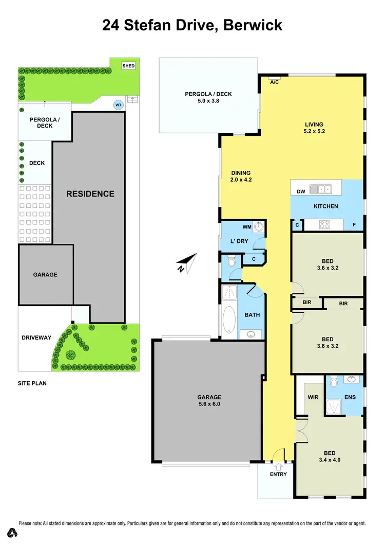 Floorplan of Homely house listing, 24 Stefan Drive, Berwick VIC 3806