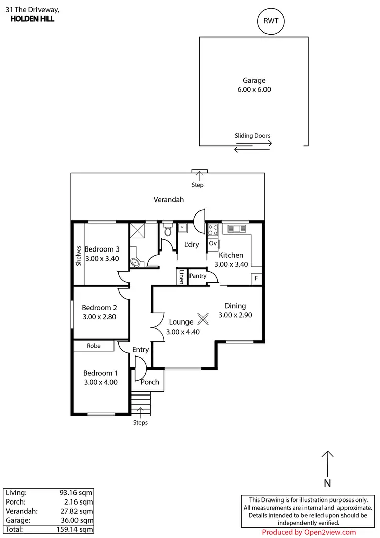 Floorplan of Homely house listing, 31 The Driveway, Holden Hill SA 5088