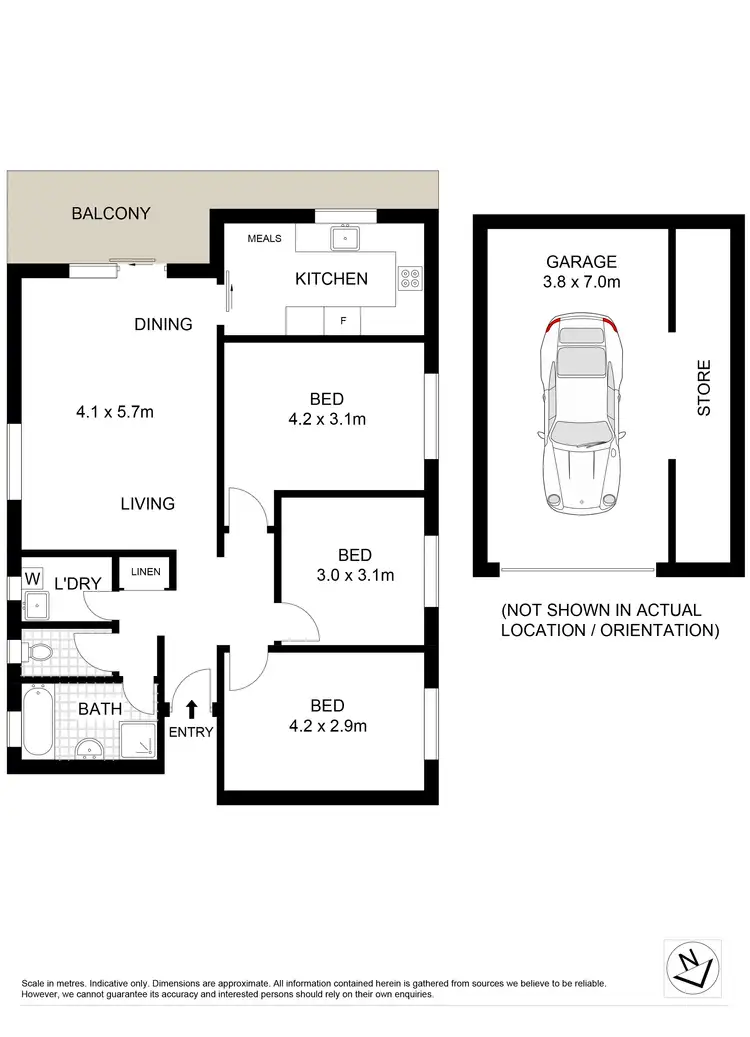 Floorplan of Homely apartment listing, 2/18 Illawarra St, Allawah NSW 2218