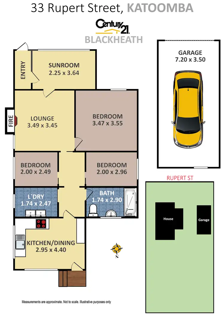 Floorplan of Homely house listing, 33 Rupert St, Katoomba NSW 2780