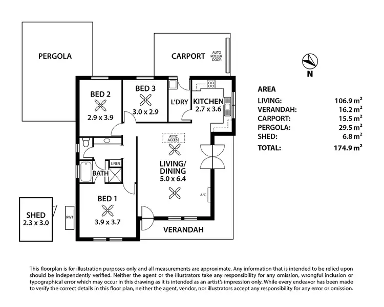 Floorplan of Homely house listing, 1/1 Symonds Drive, Mount Barker SA 5251