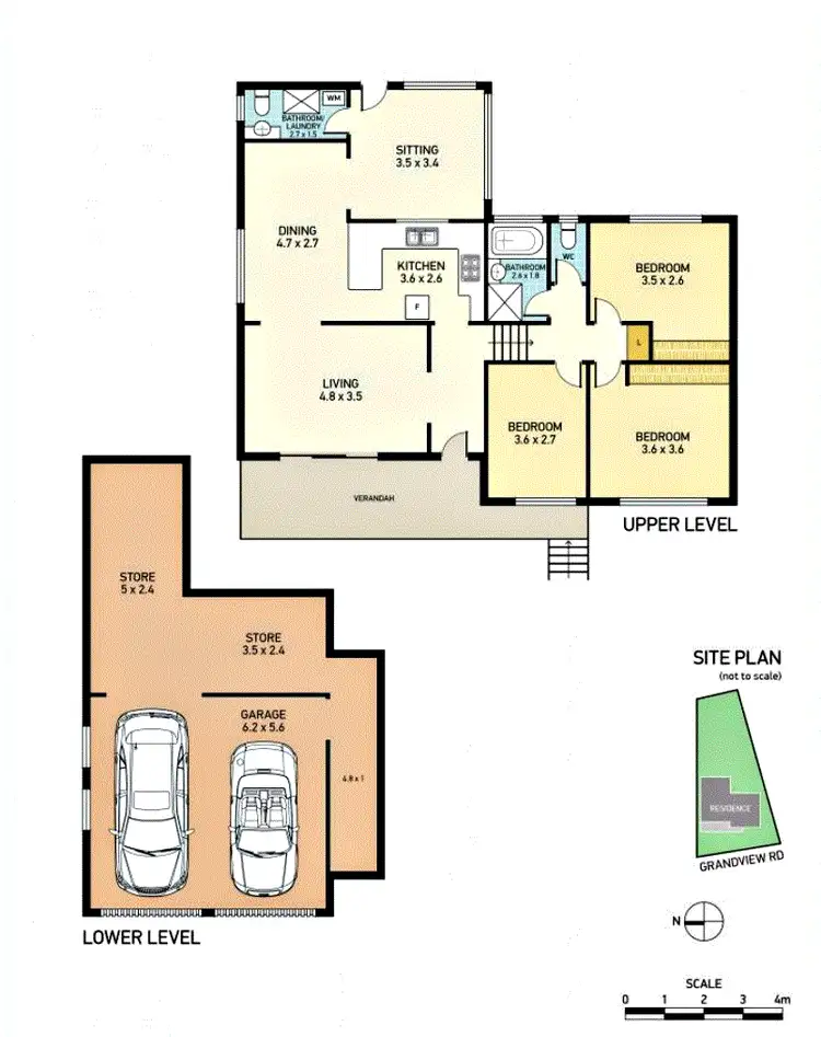 Floorplan of Homely house listing, 178 Grandview Road, New Lambton Heights NSW 2305