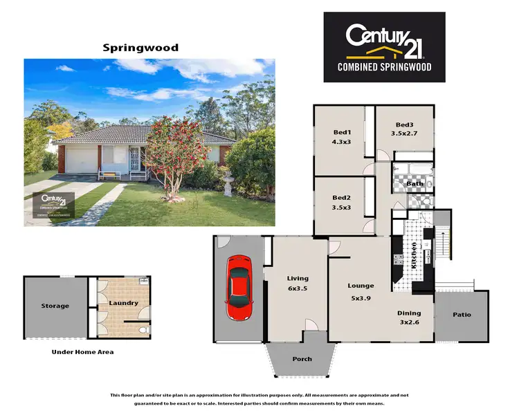 Floorplan of Homely house listing, 3 Fels Ave, Springwood NSW 2777