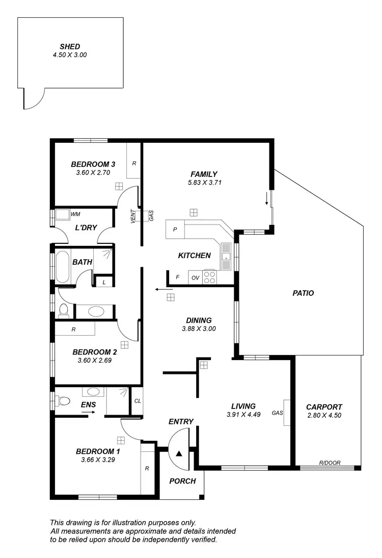 Floorplan of Homely house listing, 28 Frontignac Court, Wynn Vale SA 5127