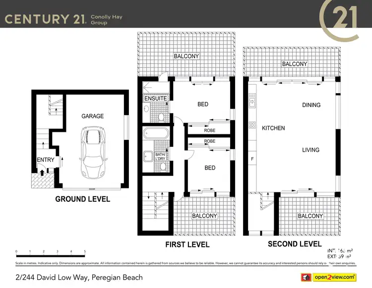 Floorplan of Homely unit listing, 2/244 David Low Way, Peregian Beach QLD 4573