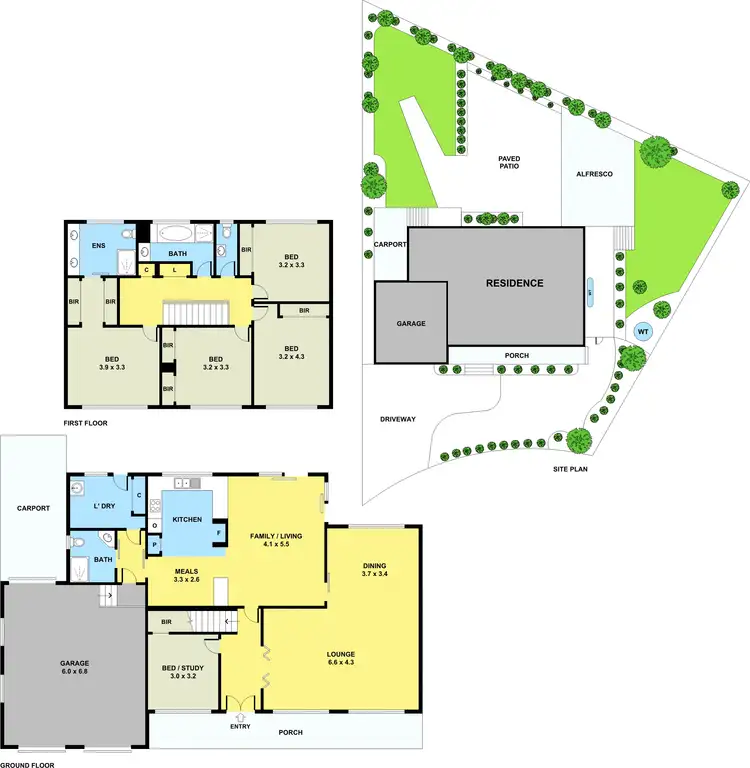 Floorplan of Homely house listing, 6 Chivell Close, Endeavour Hills VIC 3802