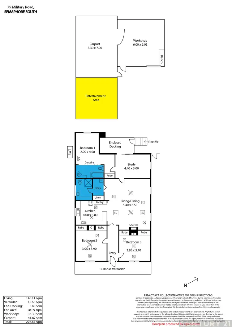 Floorplan of Homely house listing, 79 Military Road, Semaphore South SA 5019