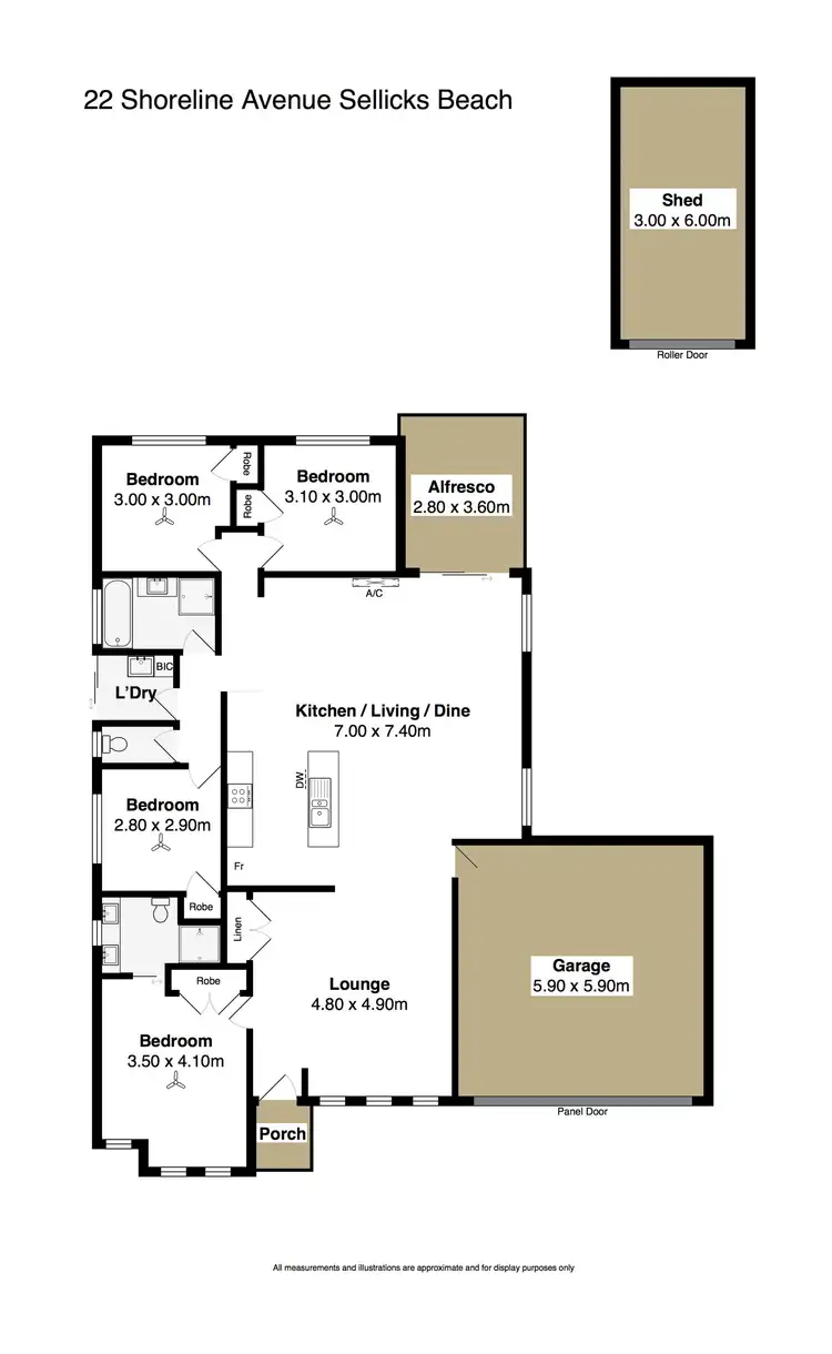Floorplan of Homely house listing, 22 Shoreline Avenue, Sellicks Beach SA 5174