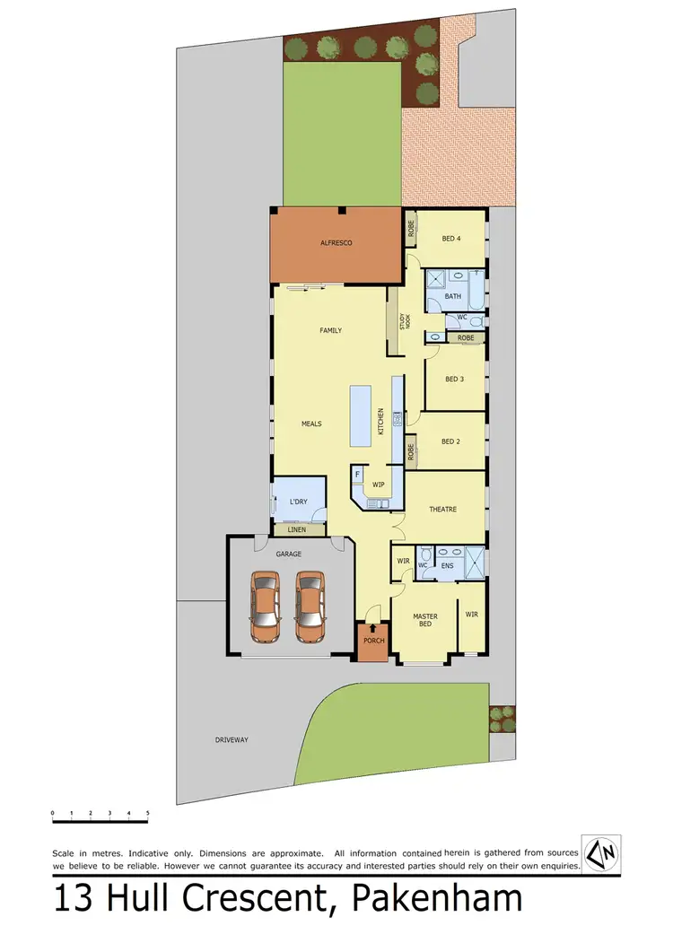Floorplan of Homely house listing, 13 Hull Crescent, Pakenham VIC 3810