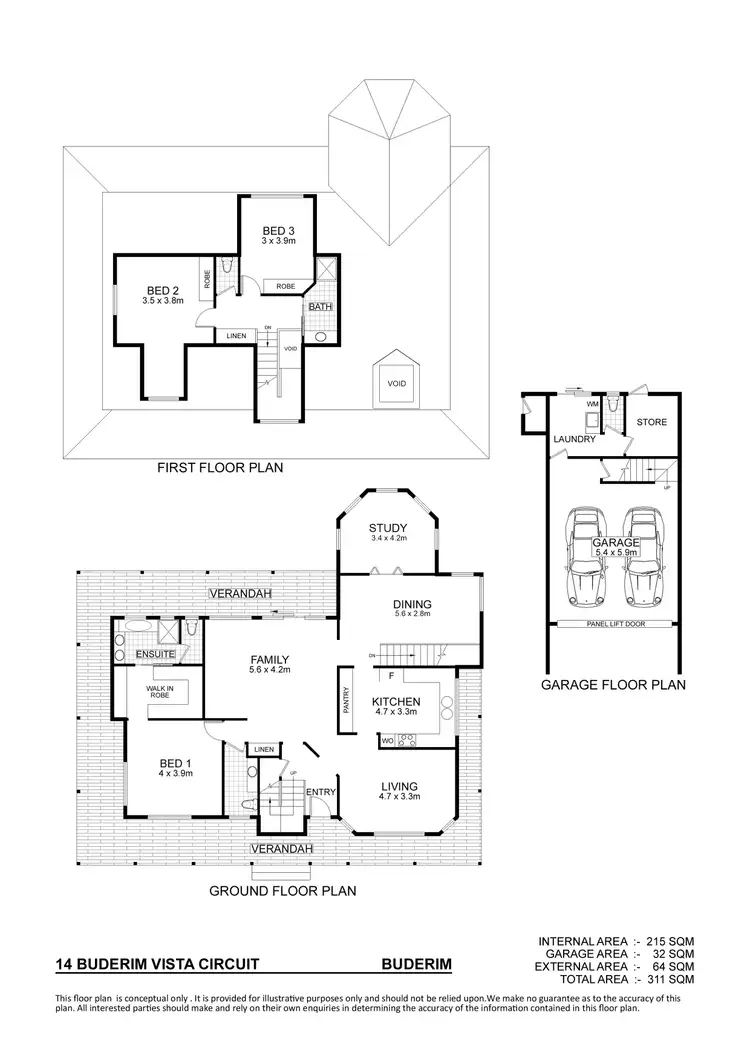 Floorplan of Homely house listing, 14 Buderim Vista Court, Buderim QLD 4556