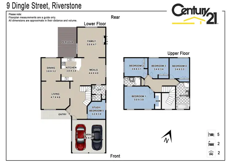 Floorplan of Homely house listing, 9 Dingle Street, Riverstone NSW 2765