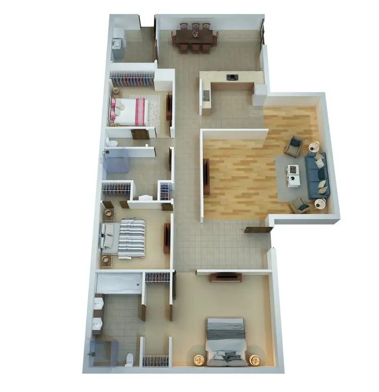 Floorplan of Homely house listing, 85 Crossen Street, Echuca VIC 3564