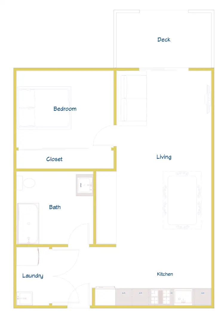 Floorplan of Homely unit listing, 40 9-11 Amor Street, Asquith NSW 2077