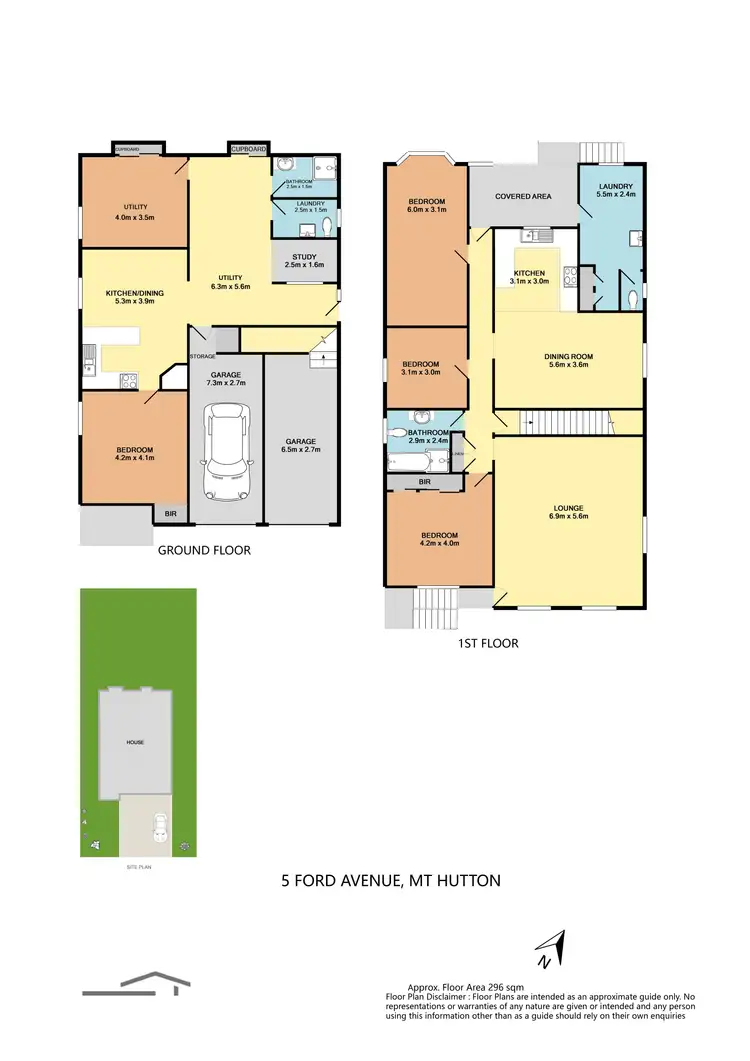 Floorplan of Homely house listing, 5 Ford Avenue, Mount Hutton NSW 2290