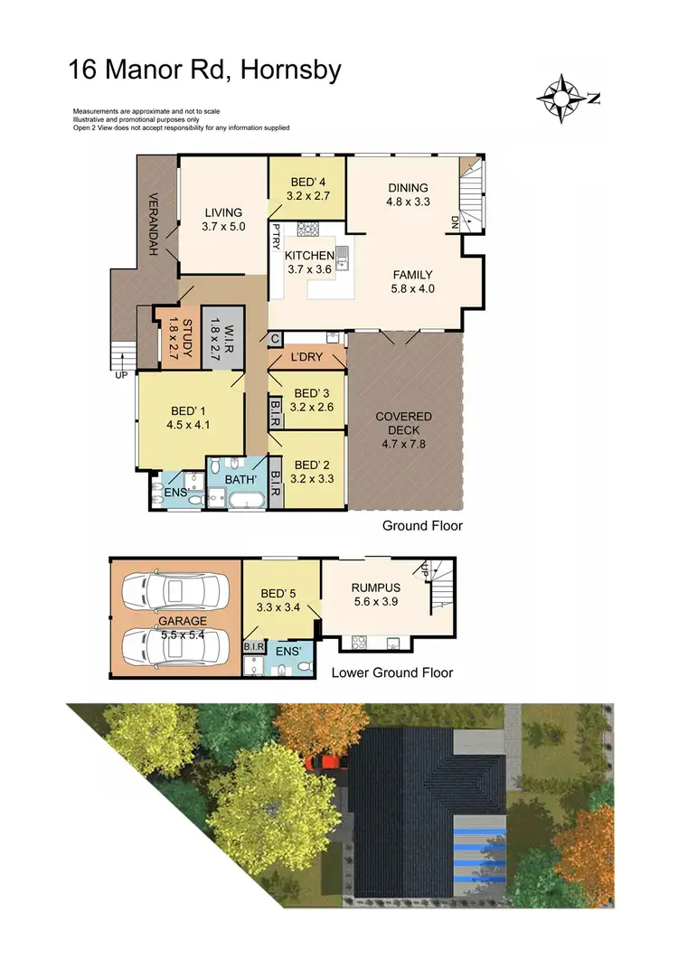 Floorplan of Homely house listing, 16 Manor Road, Hornsby NSW 2077