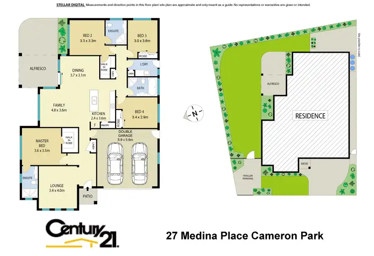 Floorplan of Homely house listing, 27 Medina Place, Cameron Park NSW 2285