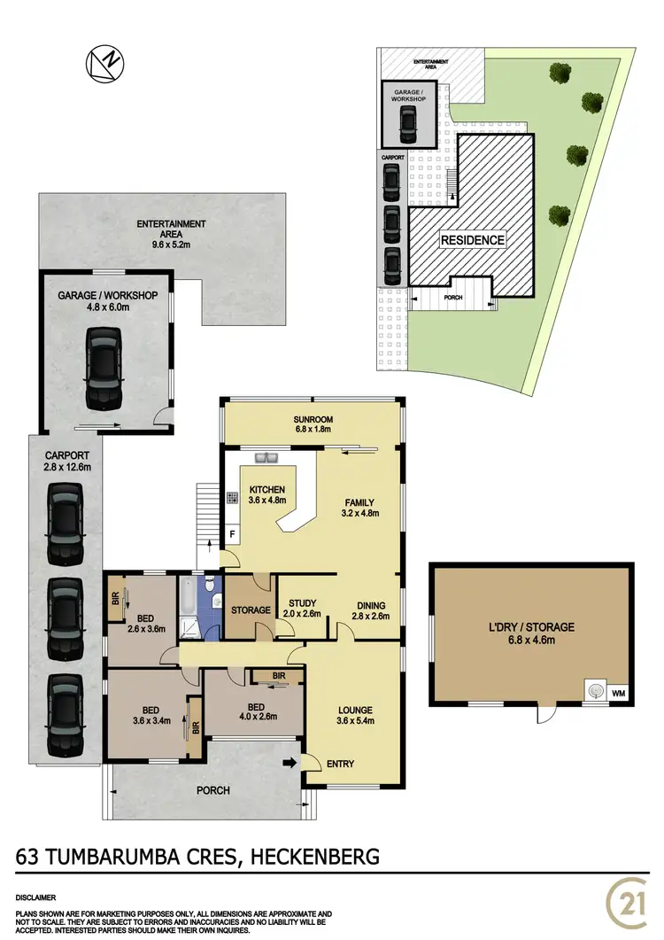 Floorplan of Homely house listing, 63 Tumbarumba Crescent, Heckenberg NSW 2168