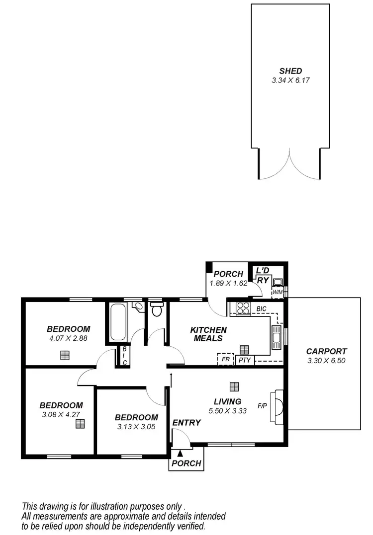 Floorplan of Homely house listing, 14 Launceston Avenue, Warradale SA 5046