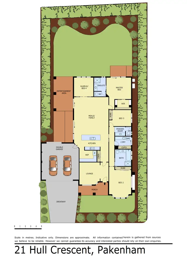 Floorplan of Homely house listing, 21 Hull Crescent, Pakenham VIC 3810