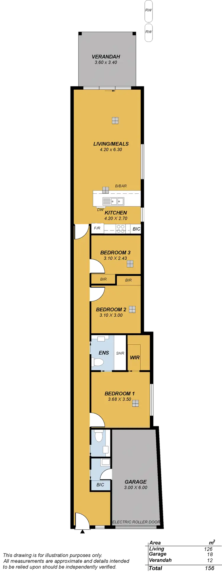 Floorplan of Homely house listing, 1F Howard Street, Dover Gardens SA 5048