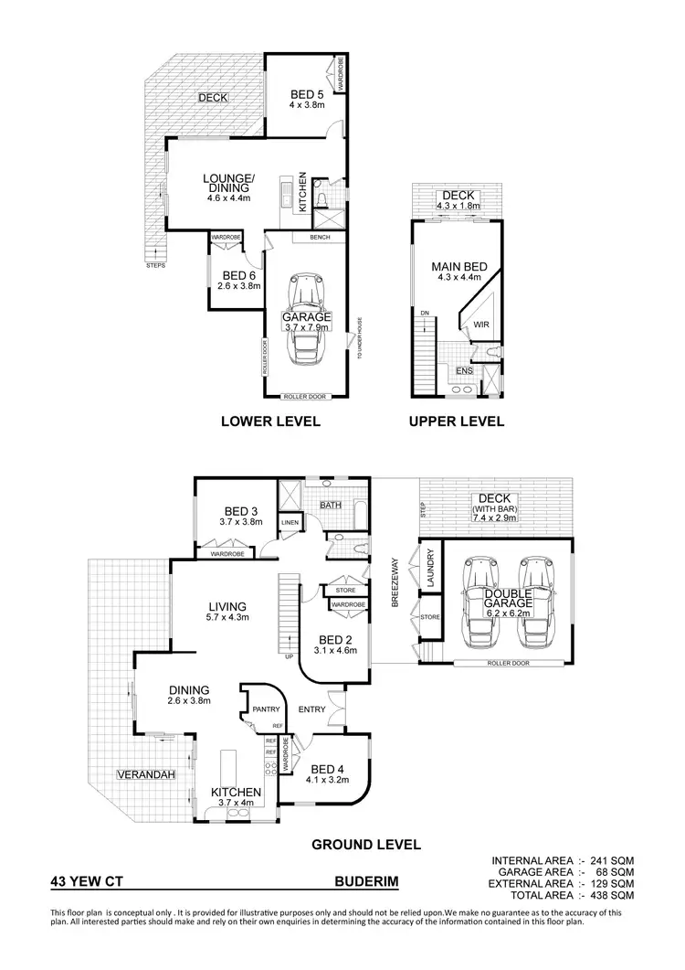 Floorplan of Homely house listing, 43 Yew Court, Buderim QLD 4556
