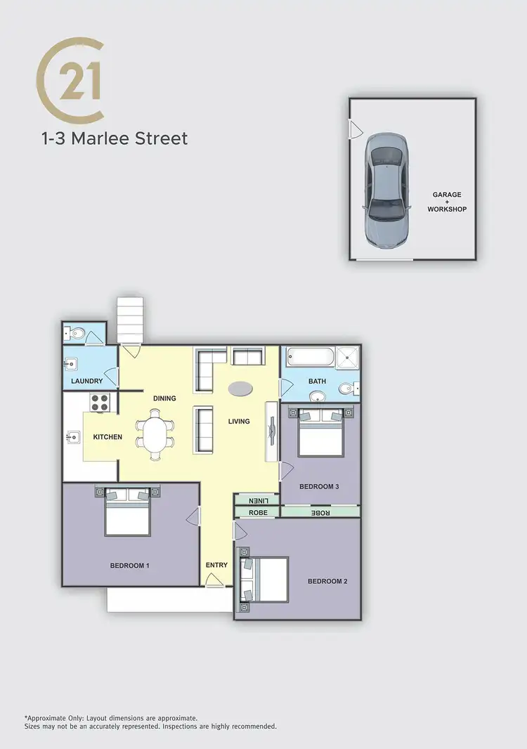 Floorplan of Homely house listing, 1-3 Marlee Street, Wingham NSW 2429