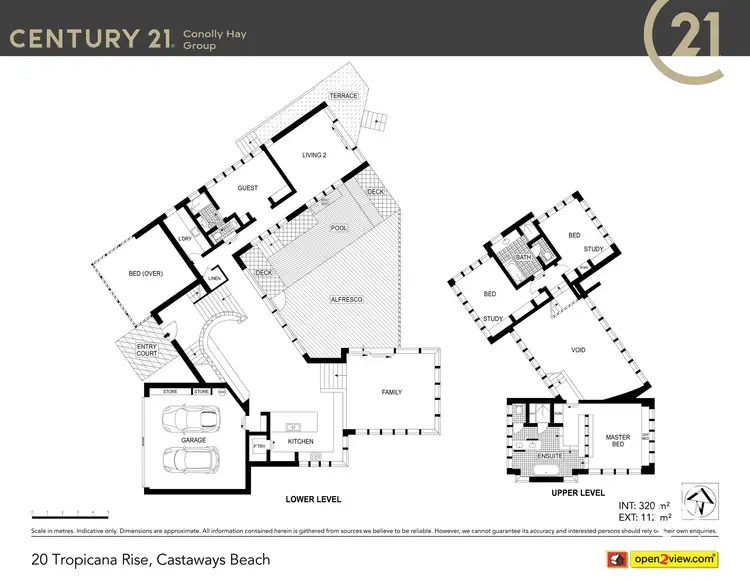 Floorplan of Homely house listing, 20 Tropicana Rise, Castaways Beach QLD 4567