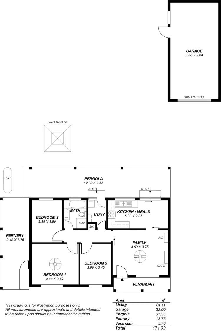 Floorplan of Homely house listing, 7 Chappel Avenue, Morphett Vale SA 5162