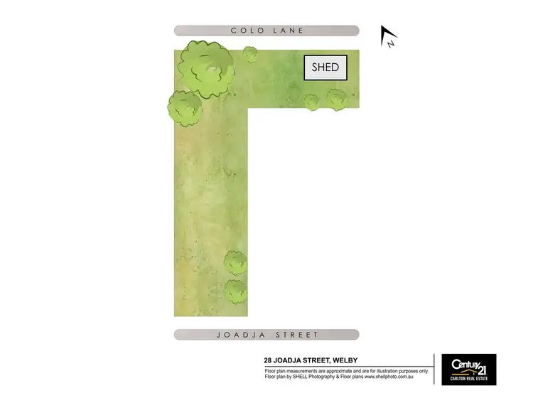 Floorplan of Homely land listing, 28 Joadja Street, Welby NSW 2575