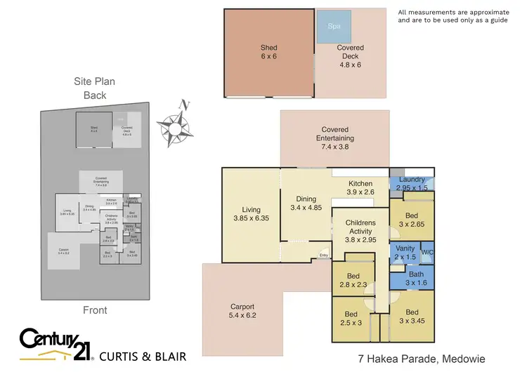 Floorplan of Homely house listing, 7 Hakea Parade, Medowie NSW 2318