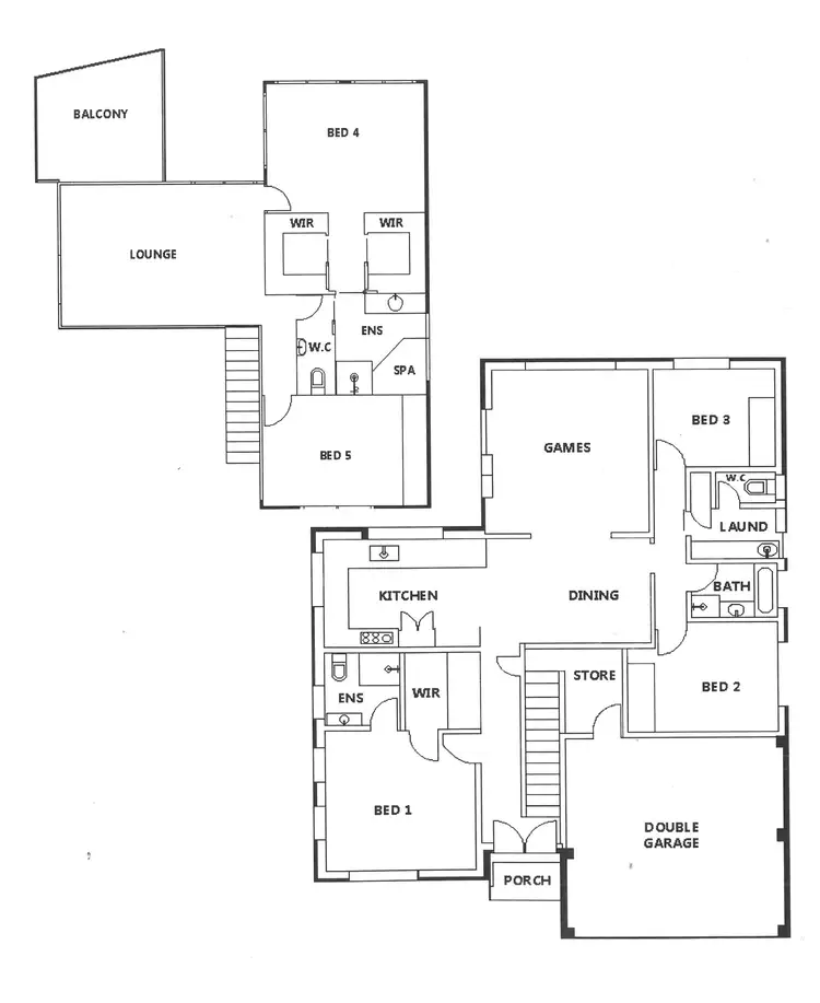 Floorplan of Homely house listing, 21A Holyhead Green, Mindarie WA 6030