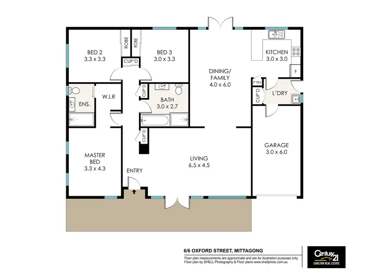 Floorplan of Homely villa listing, 6/6 Oxford Street, Mittagong NSW 2575