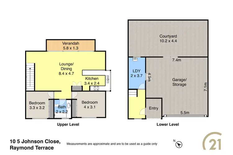 Floorplan of Homely townhouse listing, 10/5 Johnson Close, Raymond Terrace NSW 2324