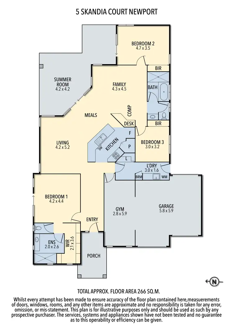 Floorplan of Homely house listing, 5 Skandia Court, Newport QLD 4020