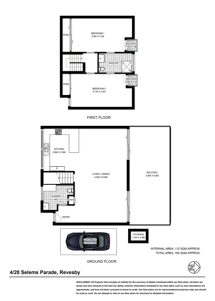 Floorplan of Homely apartment listing, 4/28-32 Selems Parade, Revesby NSW 2212