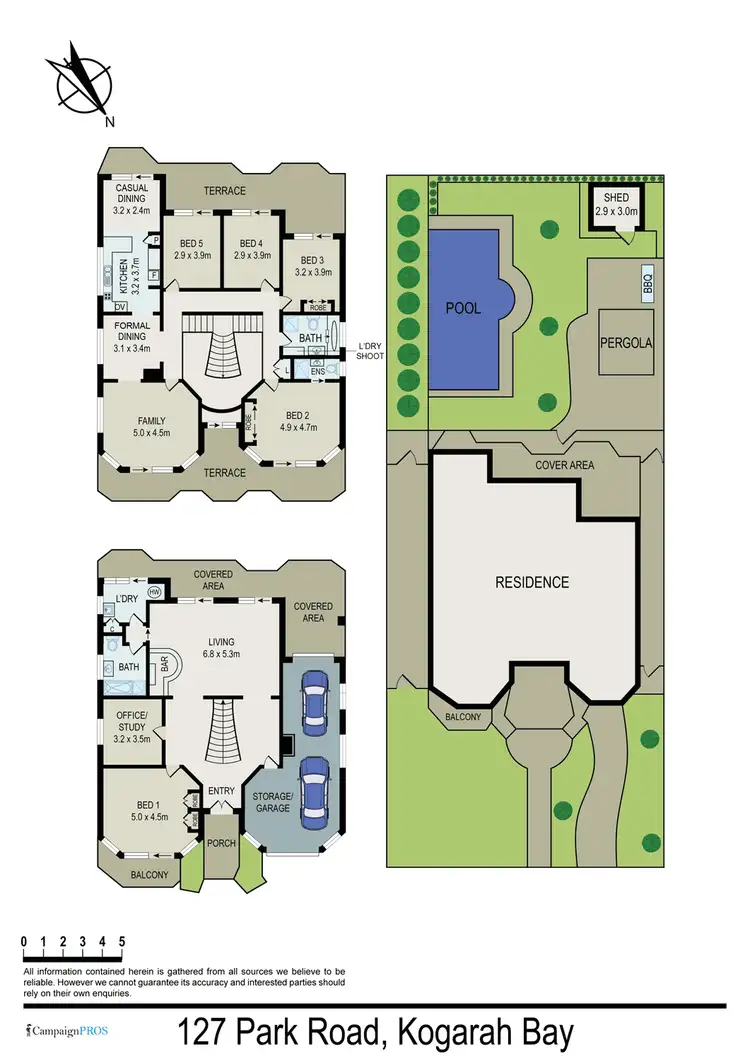 Floorplan of Homely house listing, 127 Park Road, Kogarah Bay NSW 2217