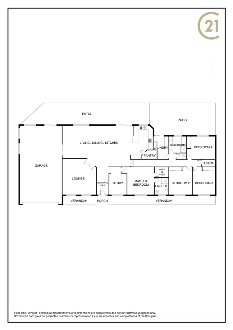 Floorplan of Homely house listing, 14 Craigie Drive, Roelands WA 6226