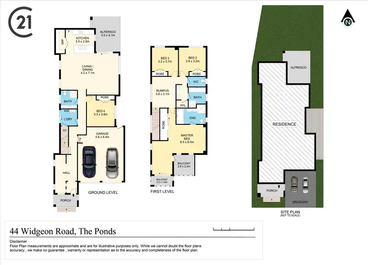 Floorplan of Homely house listing, 44 Widgeon Road, The Ponds NSW 2769