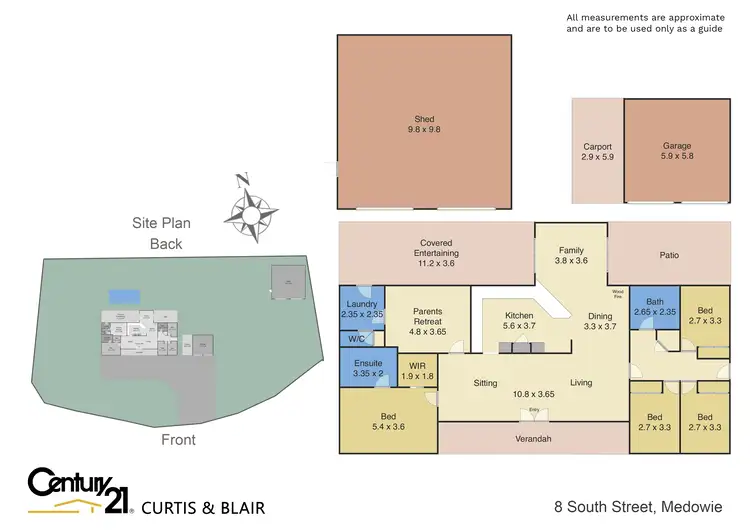 Floorplan of Homely house listing, 8 South Street, Medowie NSW 2318