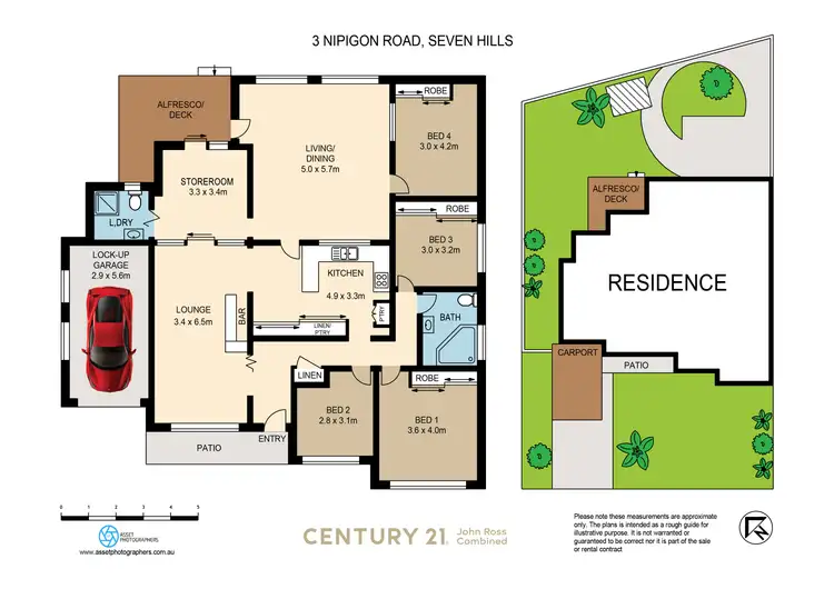 Floorplan of Homely house listing, 3 Nipigon Road, Seven Hills NSW 2147