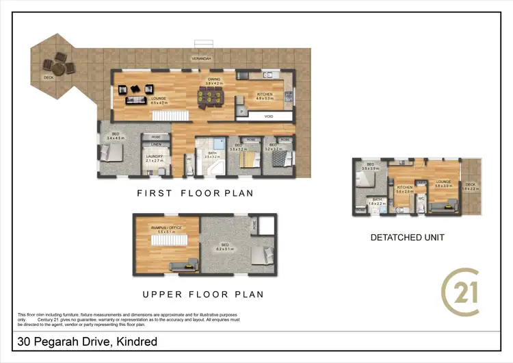 Floorplan of Homely house listing, 30 Pegarah Drive, Kindred TAS 7310